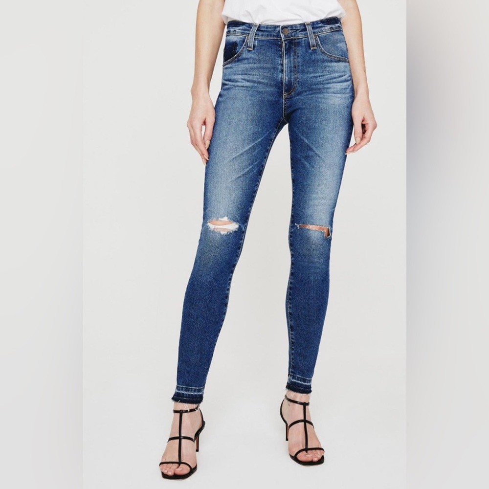 NWT Ag Adriano Goldschmied The Farrah SUPER SKINNY ANKLE  DENIM Jeans Size 25R